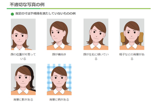 マイナンバーカードの証明写真のチェックポイント